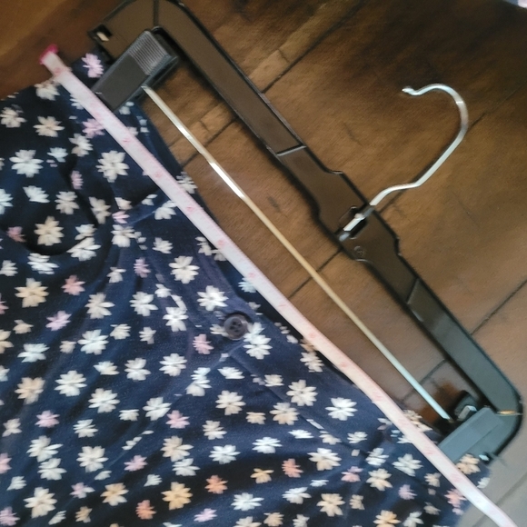 Koret Petites Navy Floral Pant Suit size 8 Petite - Picture 10 of 10